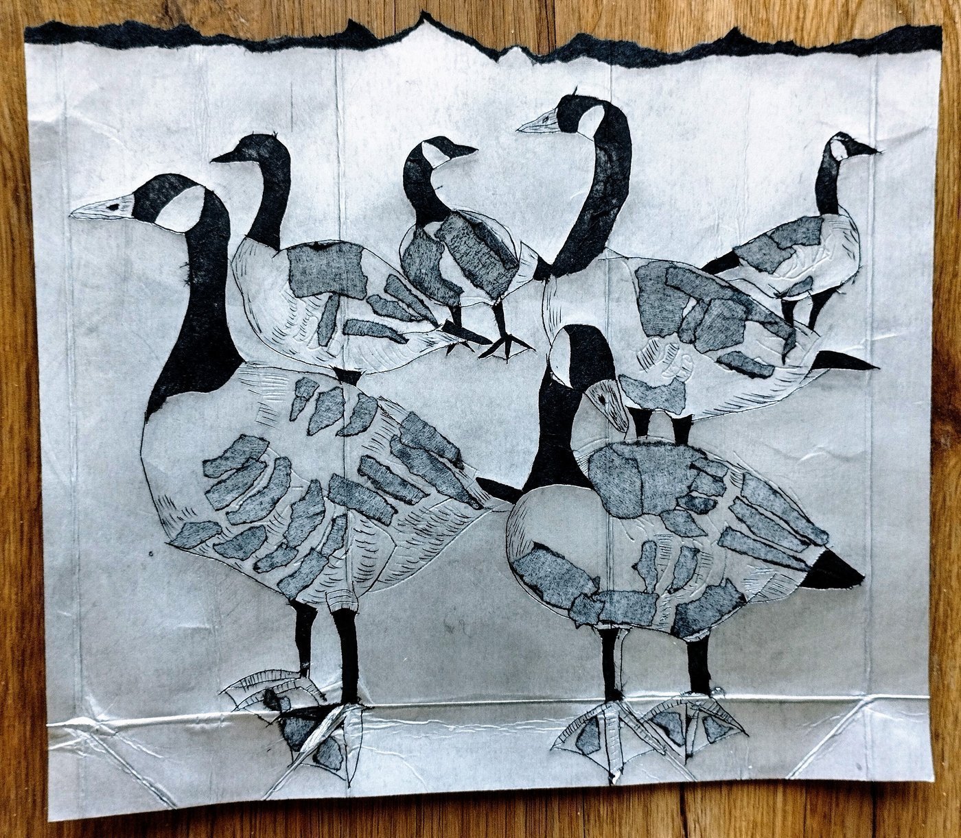 canada geese tetrapak
